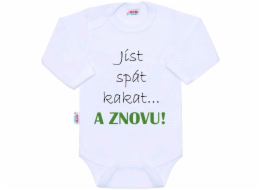 Body s potiskem New Baby jíst spát kakat... A ZNOVU!