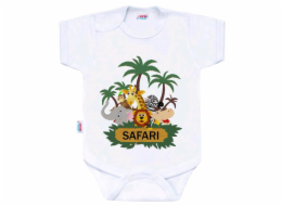 Body s potiskem New Baby SAFARI