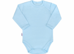 Kojenecké body s dlouhým rukávem New Baby Pastel modré