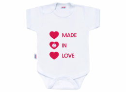 Body s potiskem New Baby MADE IN LOVE