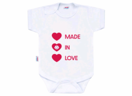 Body s potiskem New Baby MADE IN LOVE