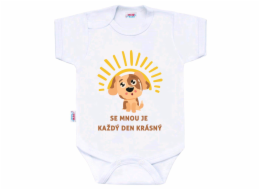 Body s potiskem New Baby SE MNOU JE KAŽDÝ DEN KRÁSNÝ