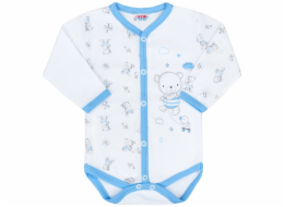 Kojenecké celorozepínací body New Baby Bears modré