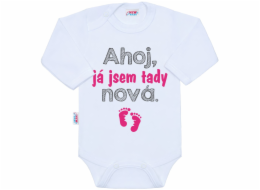 Body s potiskem New Baby Ahoj, já jsem tady nová.