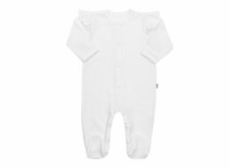 Kojenecký bavlněný overal New Baby Practical bílý holka