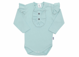 Kojenecké body New Baby Stripes ledově modré