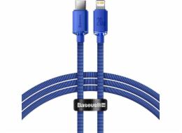 Baseus CAJY000203 Crystal Shine Series Datový Kabel USB-C - Lightning 20W 1,2m Blue