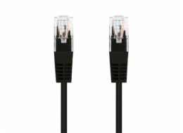 C-TECH kabel patchcord Cat5e, UTP, černý, 3m