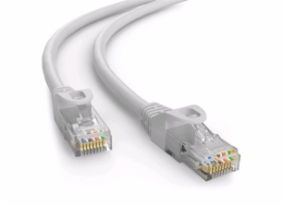 C-TECH kabel patchcord Cat6e, UTP, šedý, 30m