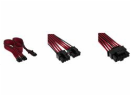 Corsair Premium Individually Sleeved 12+4pin PCIe Gen 5 12VHPWR 600W cable Type 4 Red/Black CP-8920334 Corsair Premium Individually Sleeved 12+4pin PCIe Gen 5 12VHPWR 600W cable, Type 4, BLACK/RED