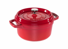 Staub litinový hrnec La Cocotte kulatý 20cm červený s poklicí