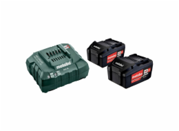 Metabo nabíječka ASC 55 + 2x akumulátor Li-Power 18V/4Ah