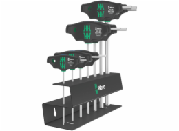 Wera 454/7 HF sada 2 šroubováků s T-rukojetí + stojan, 7 kusů