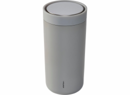 Stelton To Go Click Thermal Mug 0,4 l    soft light grey