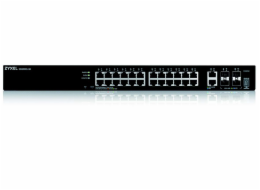 Zyxel XGS2220-30 Zyxel XGS2220-30, L3 Access Switch, 24x1G RJ45 2x10mG RJ45, 4x10G SFP+ Uplink, incl. 1 yr NebulaFlex Pro