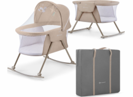 KINDERKRAFT LOVI CRIB 3IN1 BEIGE CRADLE ROCKER