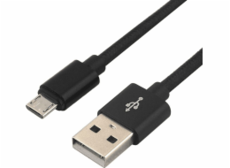 everActive cable micro USB 1m - Black braided quick charge 2 4A - CBB-1MB