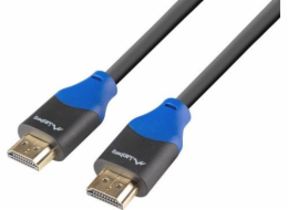 Kabel Lanberg HDMI M/M v2.0 1,8 m 4K Plná měď černá skříňka