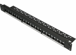 Patchpanel 24 porty UTP modular