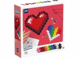 Plus-Plus Puzzle By Number Heart 250 Pieces