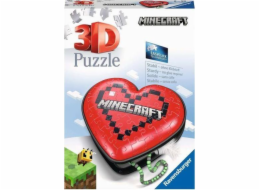 Puzzle 3D 54 elementy Minecraft Serce