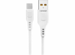 DENMEN D01T USB cable USB - Micro 2 4A 1M White