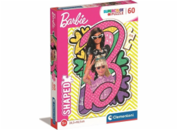 Puzzle 60 dílků ve tvaru Barbie