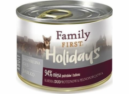 FAMILY FIRST Small Lamb goose apple - Wet dog food - 200 g