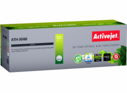 BIO Activejet ATH-36NB toner for HP Canon printers Replacement HP 36A CB436A Canon CRG-713; Supreme; 2000 pages; black. ECO Toner.