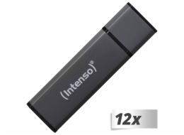 12x1 Intenso Alu Line        8GB USB Stick 2.0 anthrazit