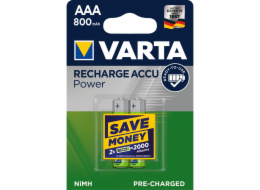 10x2 Varta Rechargeble Accu NiMH 800 mAh Micro VPE Innenk.