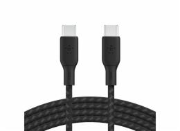 Belkin geflochtenes USB-C/USB-C Kabel 100W 2m schw. CAB014bt2MBK