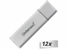 12x1 Intenso Alu Line silber 8GB USB Stick 2.0