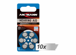 10x6 Ansmann Zinc-Air 675 (PR44)