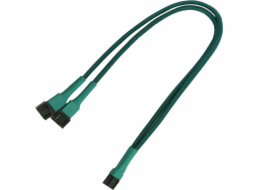 Nanoxia 3-pin – 3-pin x2, 0,3 m, zelená (900500002)