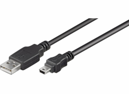 Goobay USB A – Micro USB kabel černý 3m (50768)