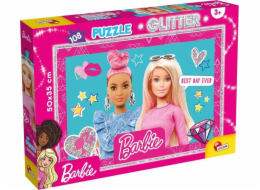 Lisciani Puzzle 108 dílků Barbie se třpytkami - Nejlepší den