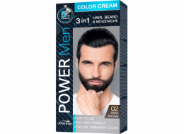 Joanna Power Men Color Krémová barva 3v1 č. 02 Tmavě hnědá