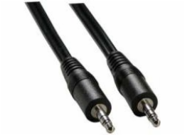 Jack 3,5mm - Jack 3,5mm kabel 5m černý