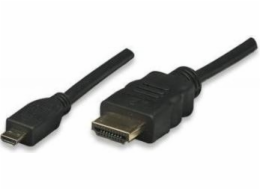 Techly HDMI Micro - HDMI kabel 3m černý (ICOC-HDMI-4-AD3)