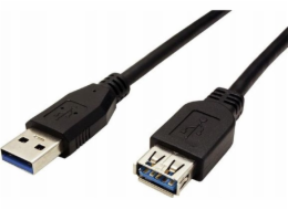 LAMA PLUS USB-A - USB-A USB kabel 1,8 m Černý