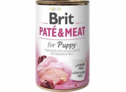 BRIT  Pate & Meat Dog Puppy plechovka 400g