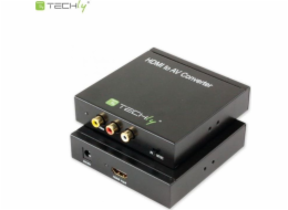 Techly AV adaptér RCA (Cinch) x3 - HDMI černý (301672)