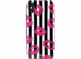 Puro Puro Glam Miami Stripes – pouzdro na iPhone Xs / X (kiss)