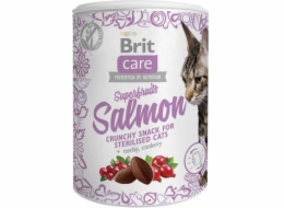 Brit Care Cat Snack Superfruits Salmon  100g pamlsky pro kočky