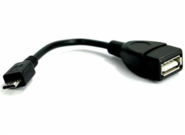 USB adaptér microUSB - USB Black