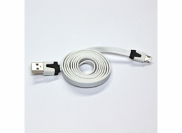 USB USB A -> Micro USB (M/M) bílá 1M