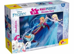 Lisciani Oboustranné puzzle maxi 35 dílků Frozen