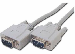 D-Sub (VGA) - D-Sub (VGA) kabel 3m bílý