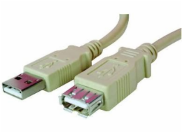 LAMA PLUS USB-A - USB-A USB kabel 3 m Černý